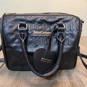 NWOT Juicy Couture Black Fame Satchel